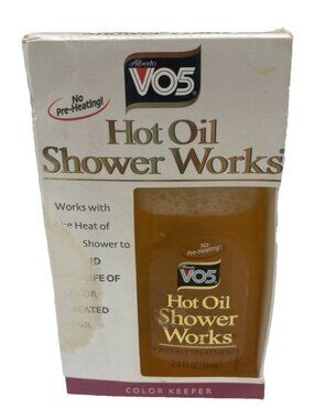 Alberto VO5 Hot Oil Shower Works Moisturizing Hair Treatment 2 fl oz